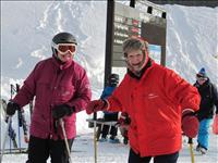 Vi startade skid�kningen f�r s�songen med att �ka upp i Vargliften i Bj�rnen.
