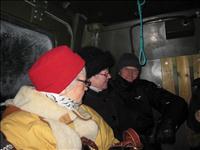 P� v�g upp till Buustamon i bandvagn