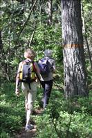 Leden gick genom olika typer av terr�ng