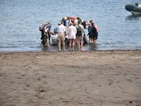 Wet landing inneb�r att man m�ste kliva ur och i fr�n vattnet
