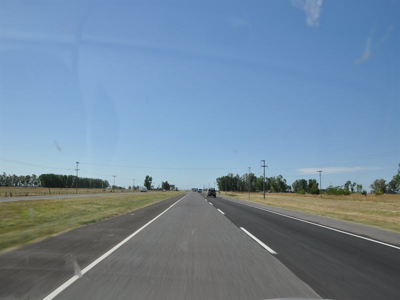 P� v�g mot Buenos Aires