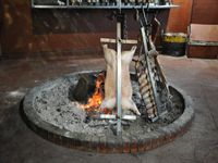 Middagen intogs p� Las Nazarenas, en  typisk k�ttrestaurang ganska n�ra v�rt hotell