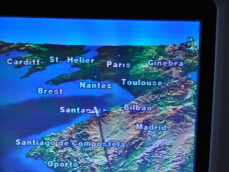 Nu �r vi p� hemv�g och har hunnit �nda till norra Spanien, c:a 1,5 timmar kvar till Paris