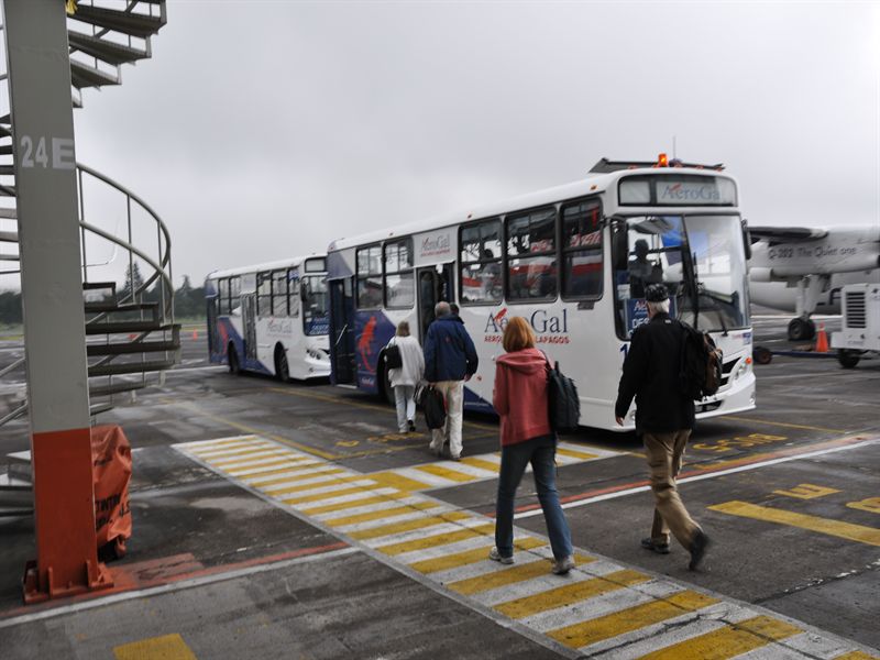 Vi �kte buss f�rsta biten