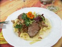Kalvfil� med tagliateller