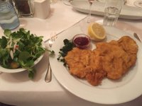 Wienerschnitzel (med lingonsylt...)!