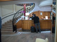 Receptionen i vårt hotell