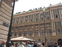 Vi kommer fram till  Graben  som är en populär gågata centralt i Wien